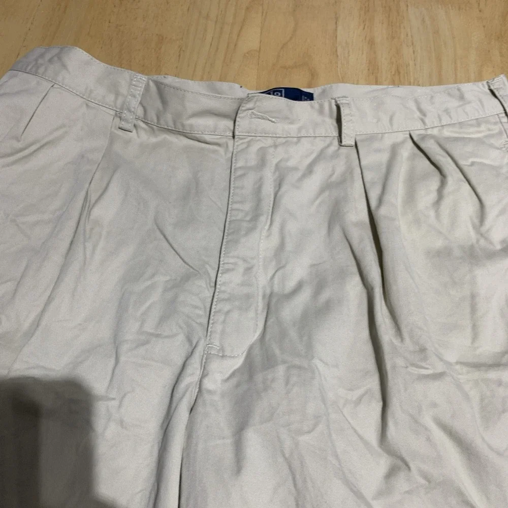 Polo Ralph Lauren Shorts Men's‎ 40 Vintage Tyler Short Pleated Chino Khaki